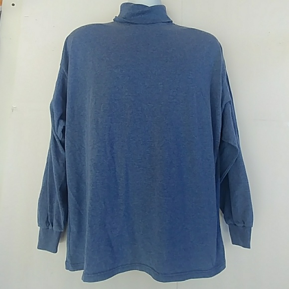 Puritan Other - Puritan Men's Blue Long Sleeve Turtleneck Shirt